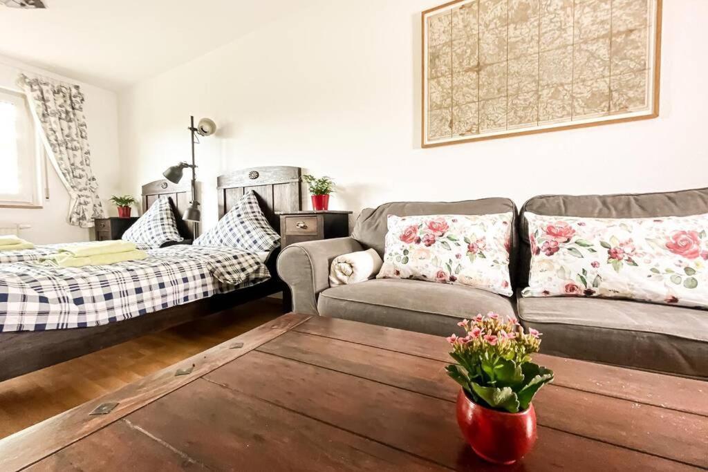 Am Auensee Mit Großer Terrasse, Grill Und Privat-parkplatz